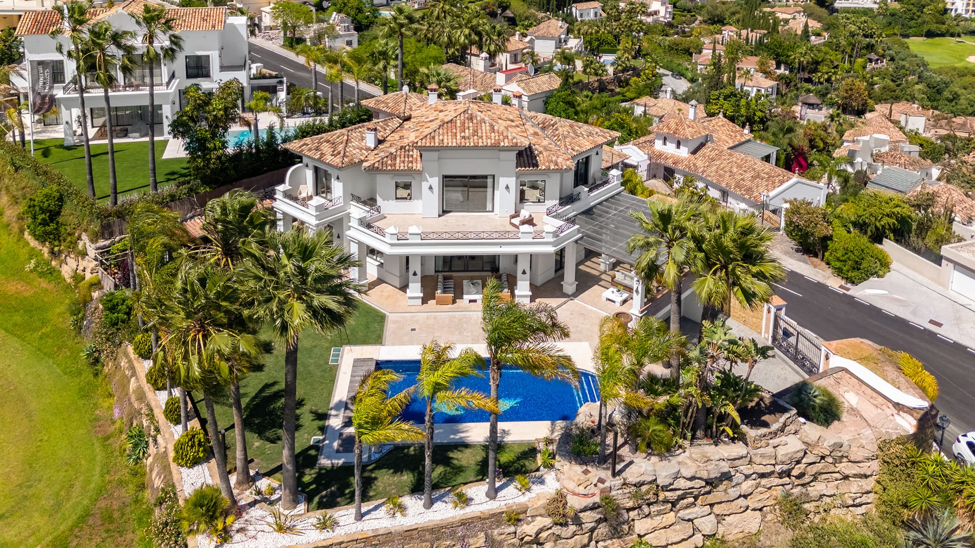 Villa by a golf course