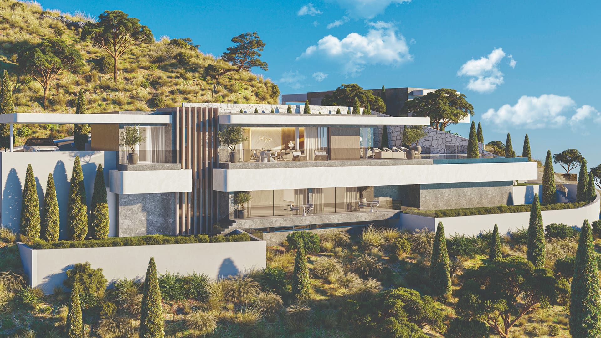 Villa in Marbella with views